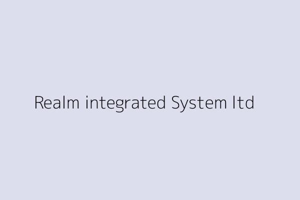 Realm integrated System ltd